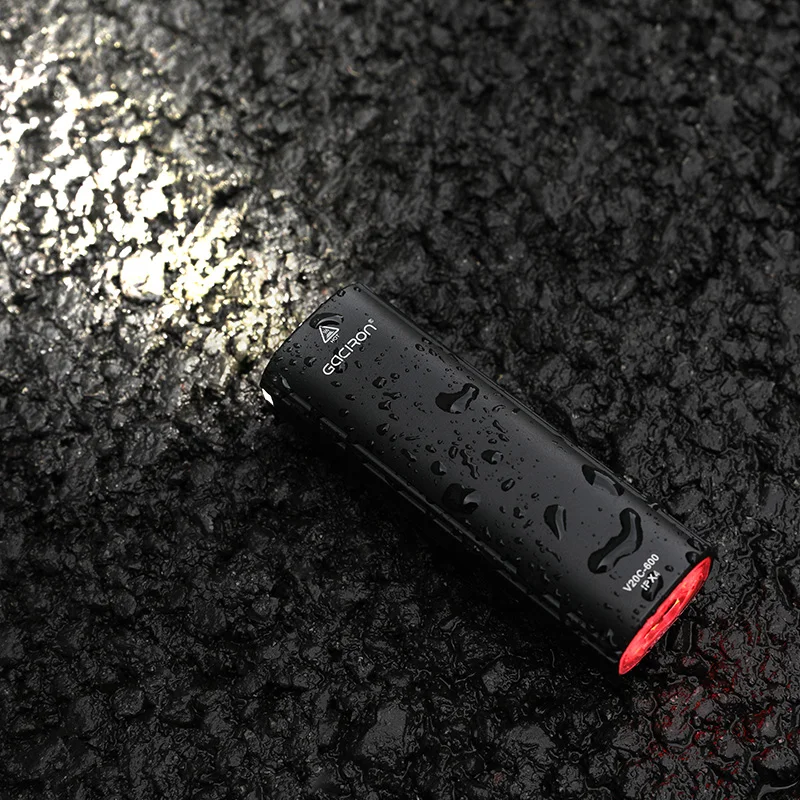  V20CH-600 Bike Helmet Headlight & Taillight 2 in 1 