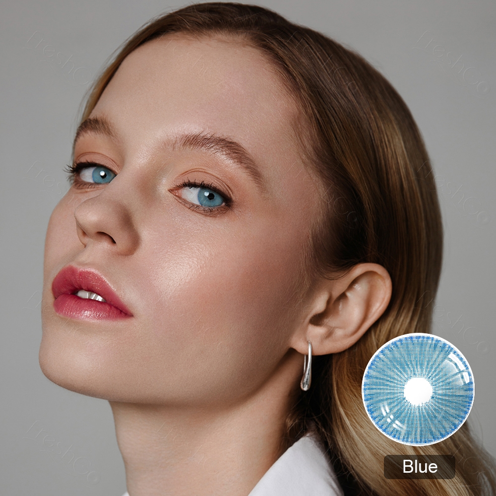 Fiesta Blue Colored Contacts
