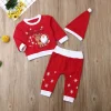 Baby Boy Girl Warm Christmas Outfit Set 2 Pcs