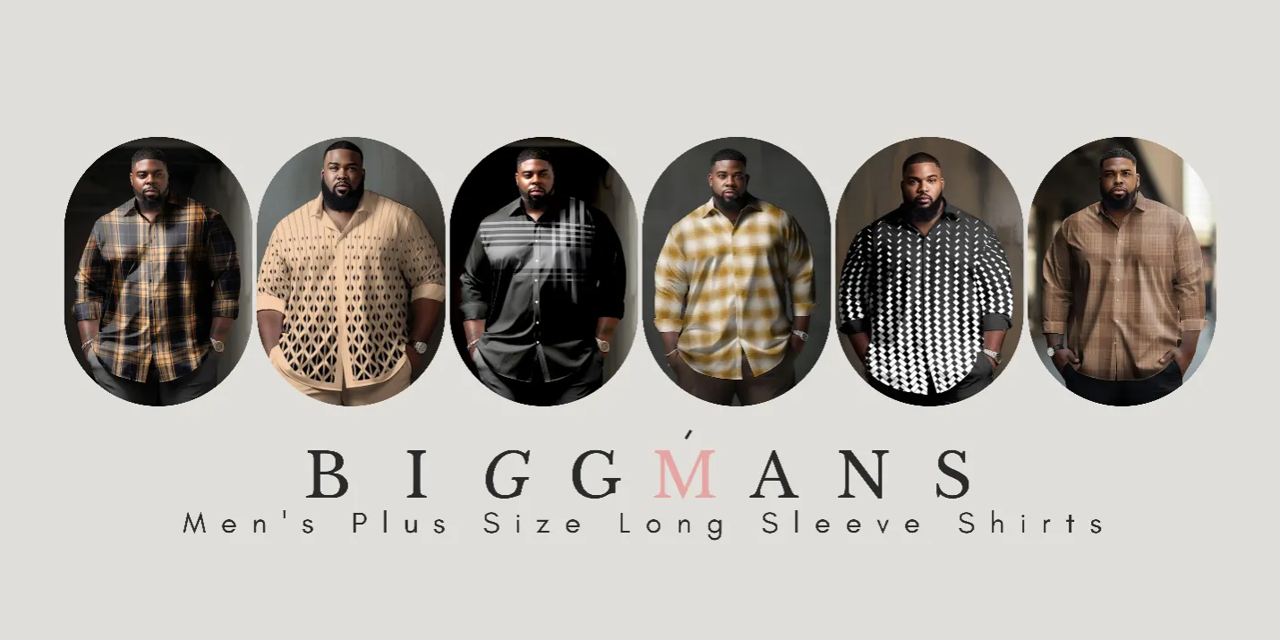 Plus-size long-sleeve shirts