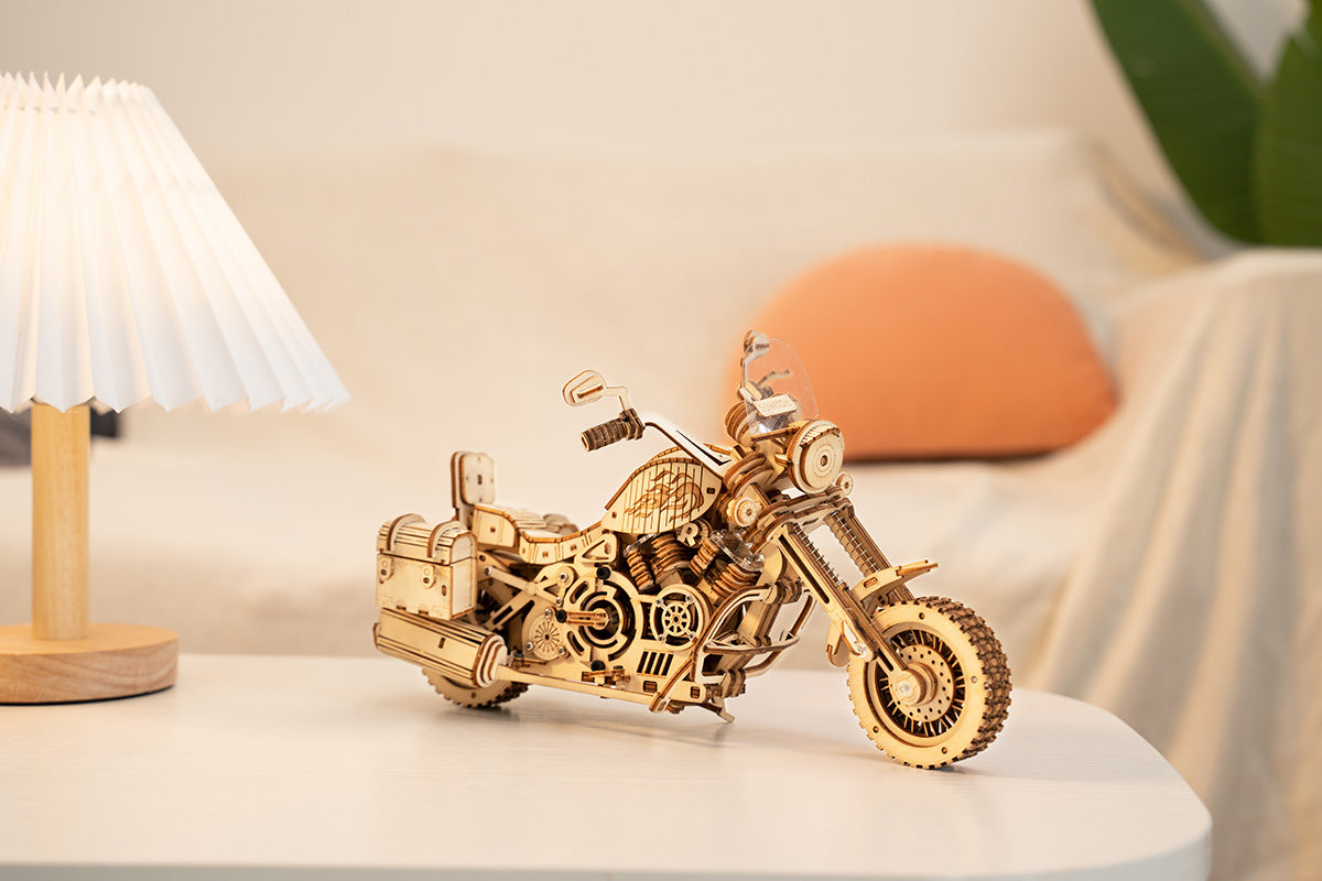 ROKR Cruiser motorcycle LK504 3D Wooden Puzzle