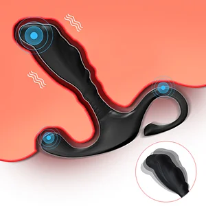 Silicone Vibrating Anal Plug Male And Female Masturbator Sex Toy For Adults