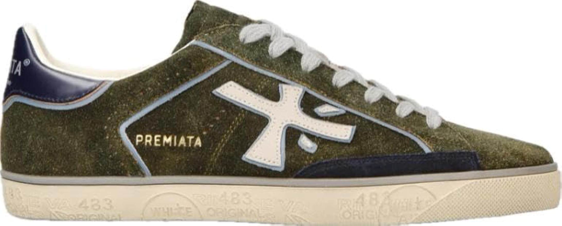 8254AT Sneaker Uomo PremiATA STEVEN Man Vintage Effect Shoes