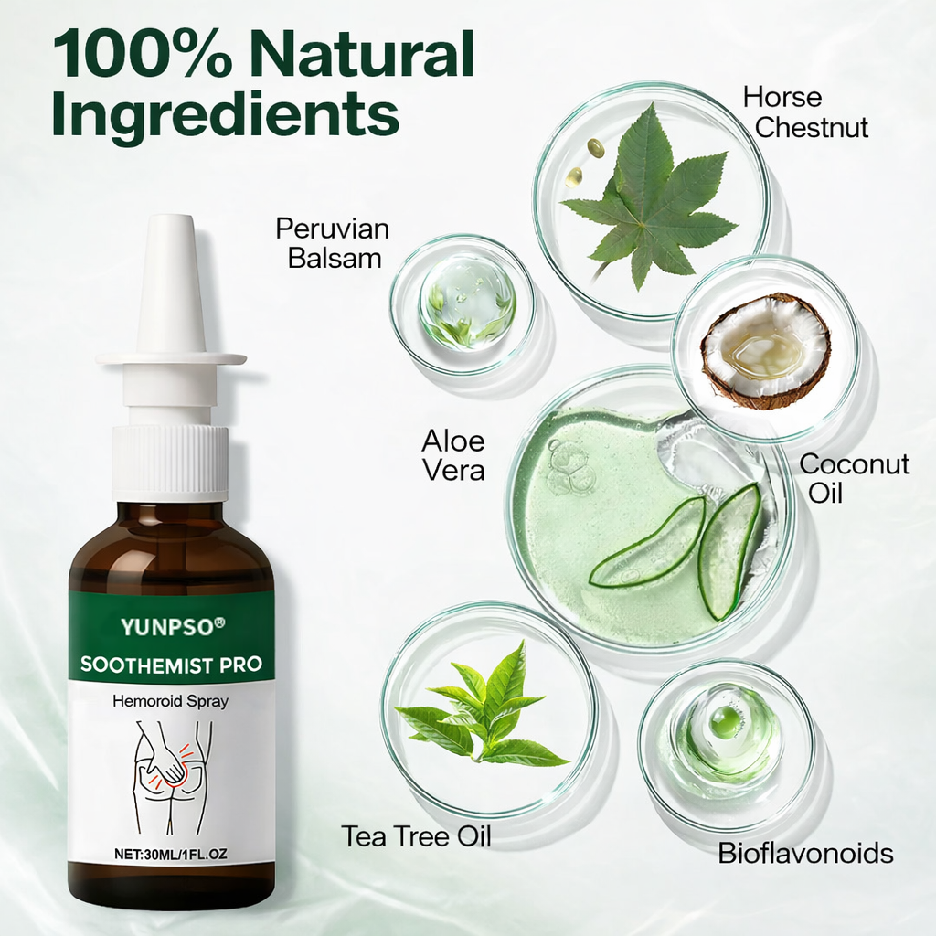 YUNPSO® SootheMist PRO Hemorrhoid Spray 20 65f599ae90a7af25b6441078945b25cd