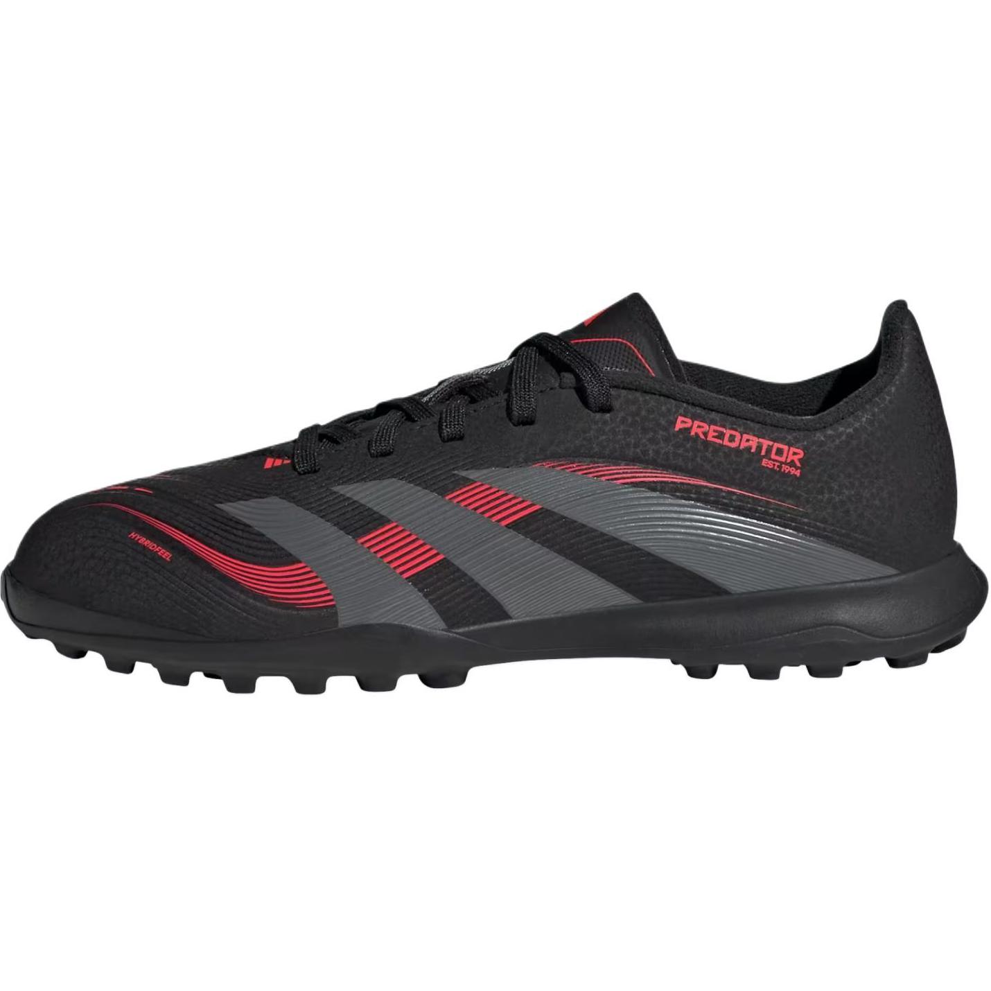 Adidas PREDATOR LEAGUE Anti Slip Wear Resistant Low Top Kids' Soccer Shoes Black Kids'