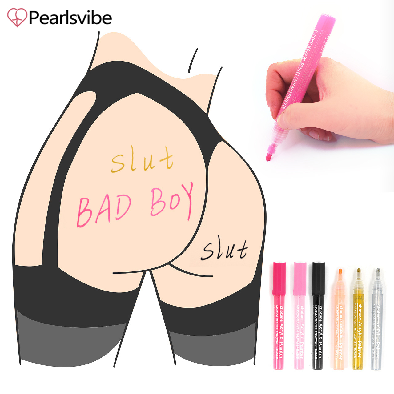Sm Body Painting Pen Colorful