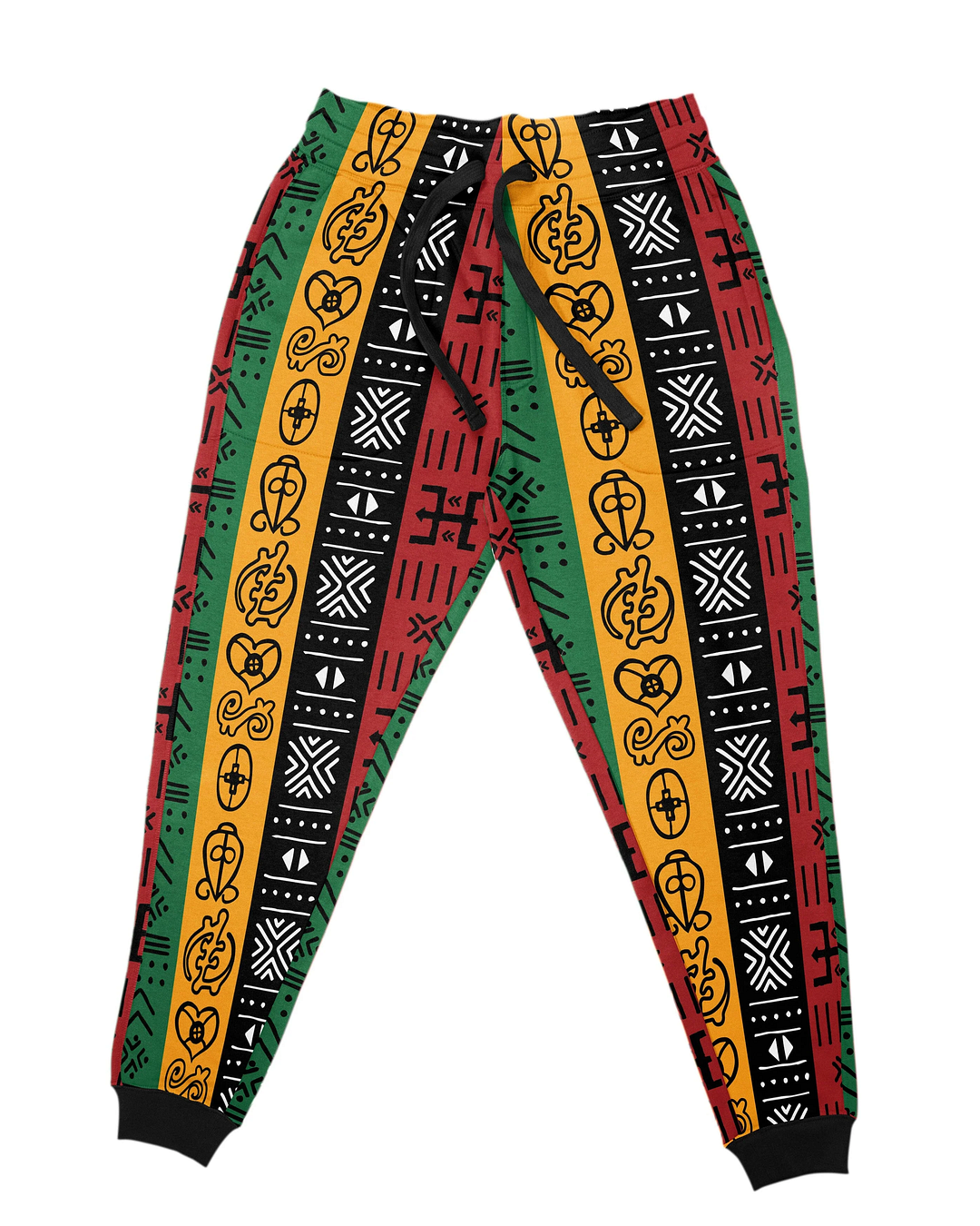 Suitmens African Symbols In Pan African Colors Joggers 001