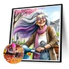 Diamond Painting-DIY Full Round Drill Elderly Lady