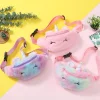 Kids Girl Unicorn Plush Bags  Shoulder Animals Buckle Bag