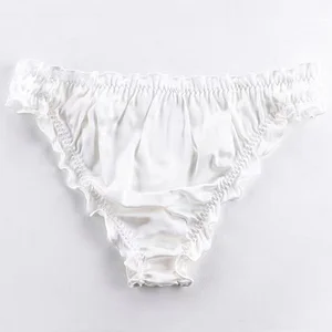 New silk men's ruffled high-end briefs