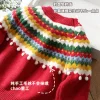 Kid Baby Girl New Year Retro Cashmere Sweater