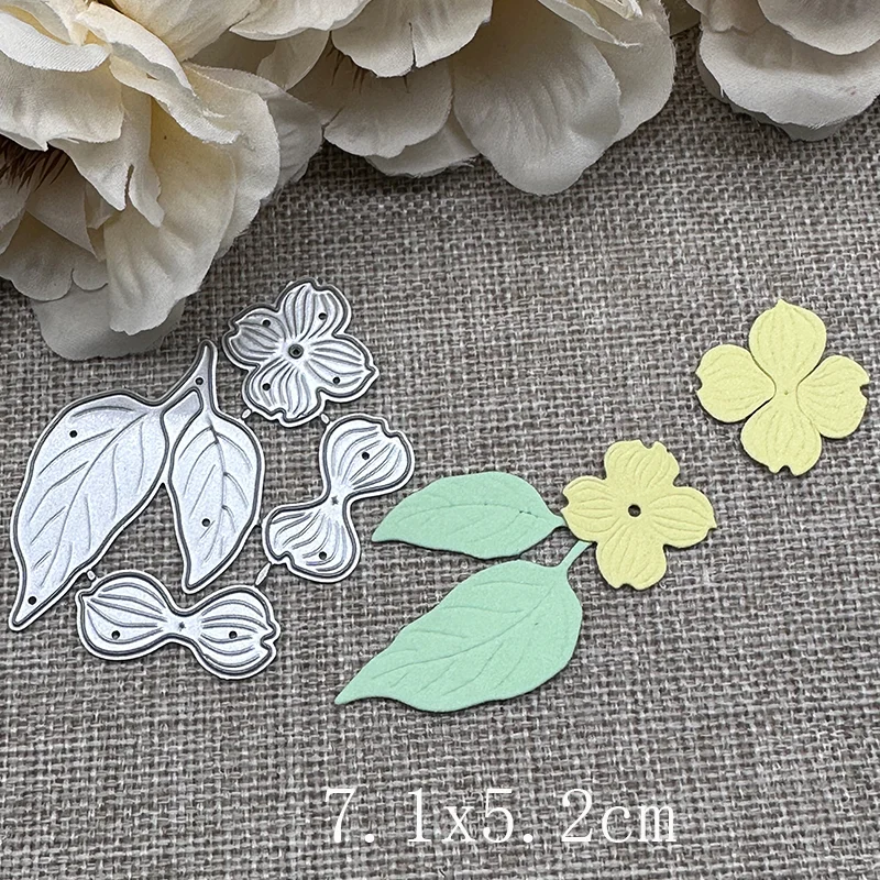 Nigikala flower leaf set Metal Cutting Dies Stencils For DIY Scrapbooking Decorative Handcraft Die Cutting Template Mold
