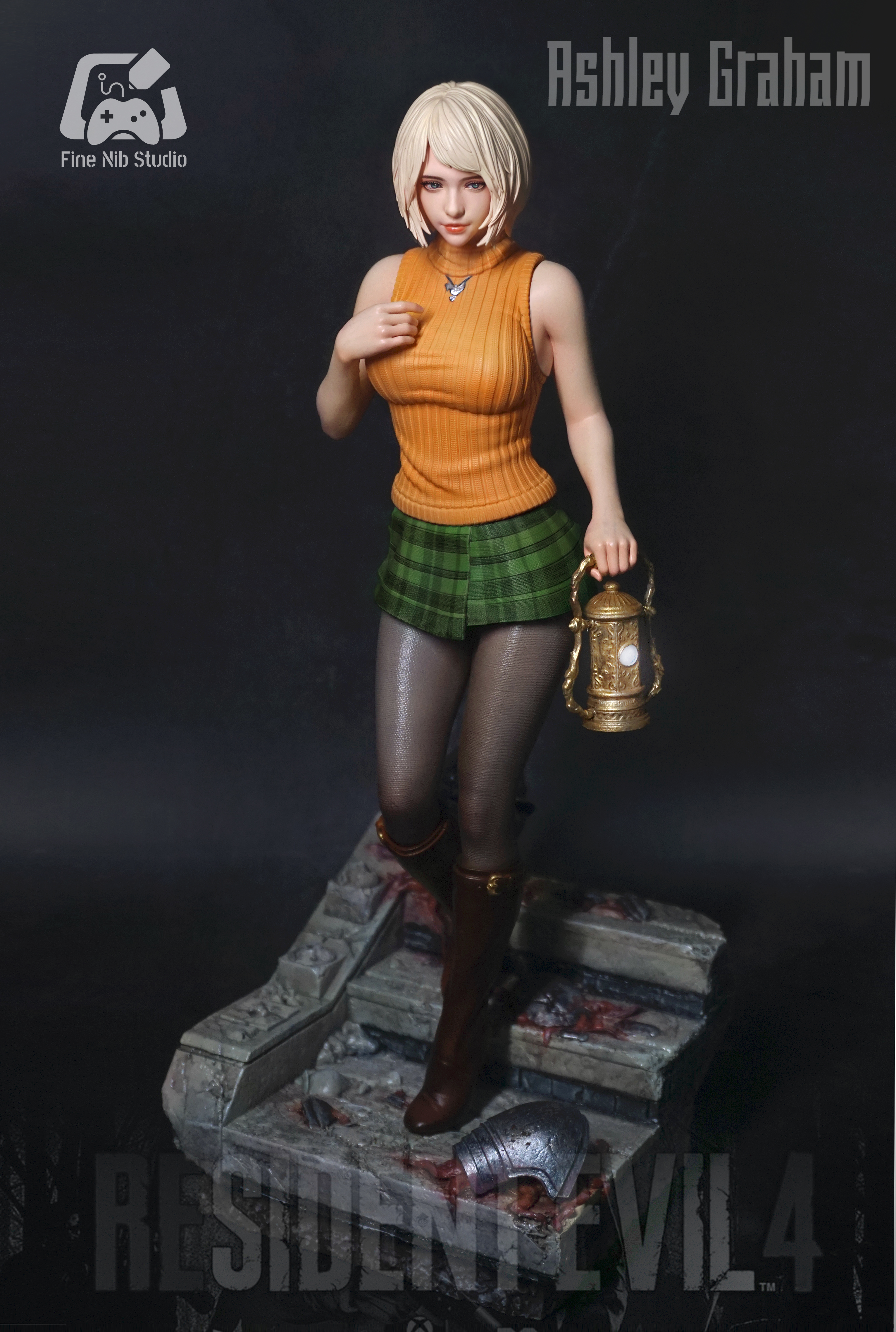 AmiAmi [Character & Hobby Shop]  Resident Evil RE:4 Resident Evil World  Masterpiece Acrylic Stand Ashley(Pre-order)