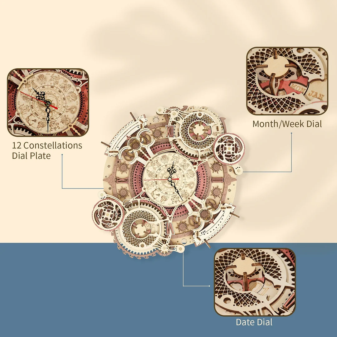 ROKR Romantic Notes Wall Clock