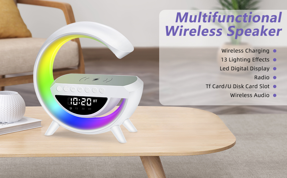 wireless charger lamp