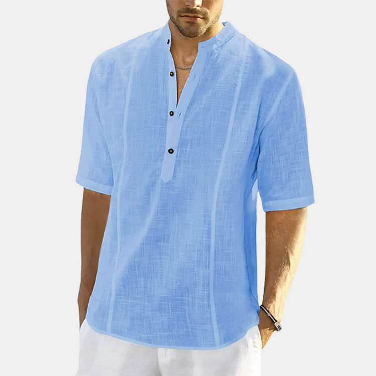 Premium Linen Comfortable Casual Short-Sleeve Shirts