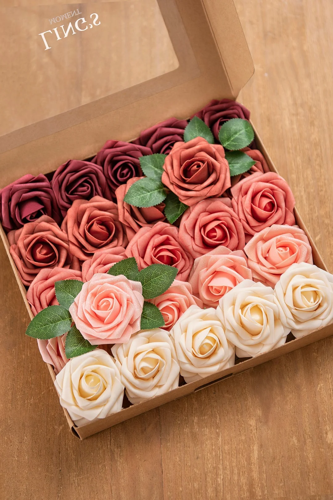 3" Foam Rose with Stem - 56 Colors