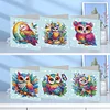 6Pcs Diamond Painting Animal and Flower Handmade Card Wish Greeting Cards