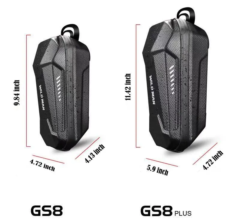 Wild Man Scooter Storage Bag, Scooter Handlebar Bag Compatible with Multiple Models