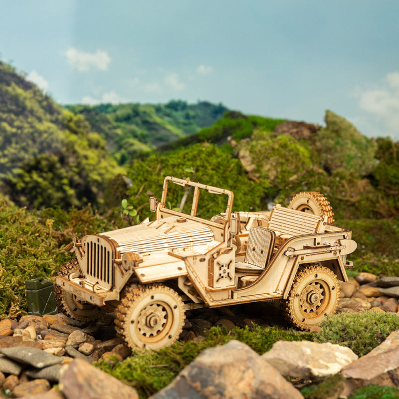 Wooden Army Jeep MC701 9