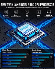 ミニPC GMKtec Nucbox G3 Plus N150 8GB+256GB Amazon.com: GMKtec G3 Plus Mini PC, Intel Twin Lake N150