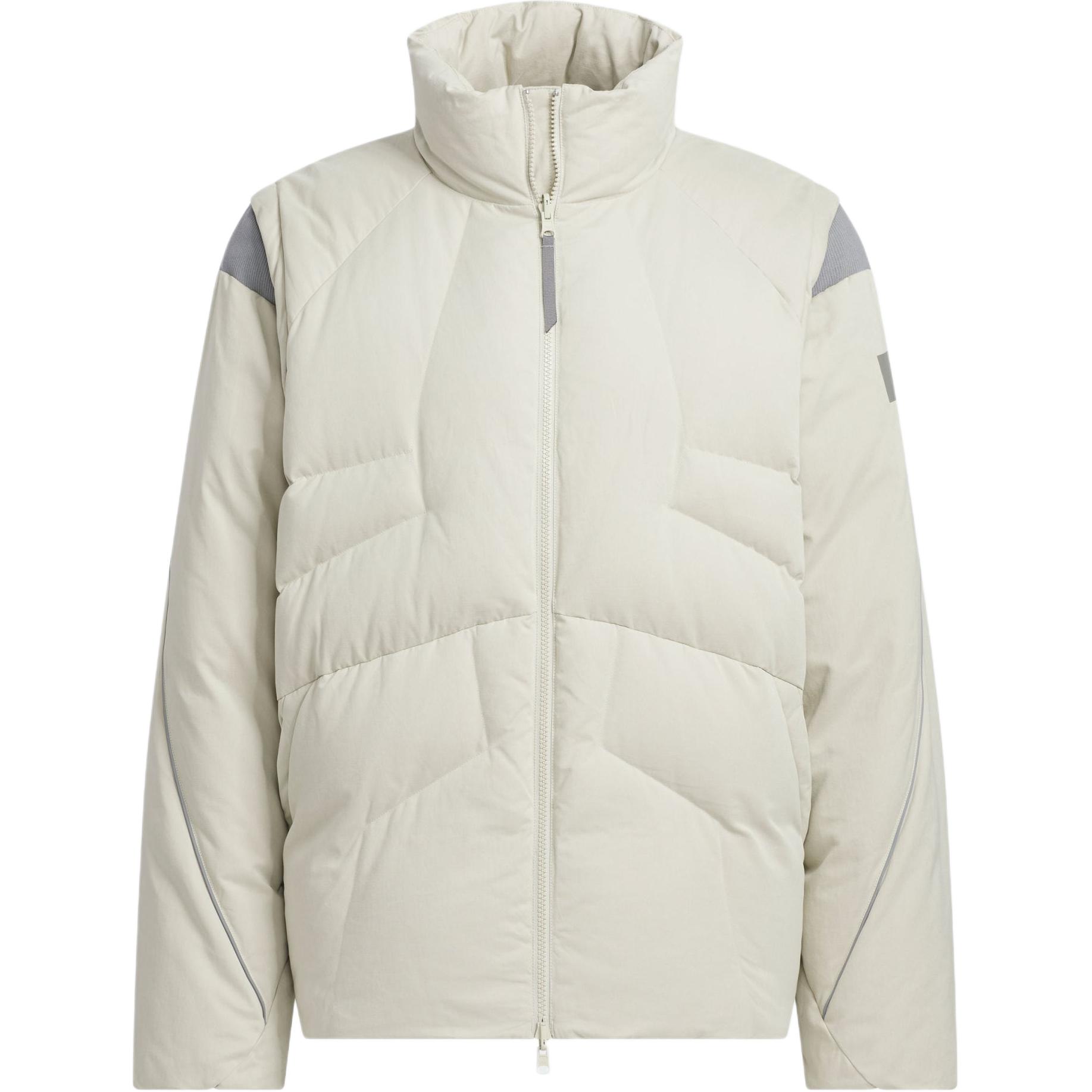 Adidas Down Jackets Men Light Sesame Earth Gray