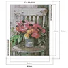 Diamond Painting-5D Full Square Drill Flower (40*50cm)