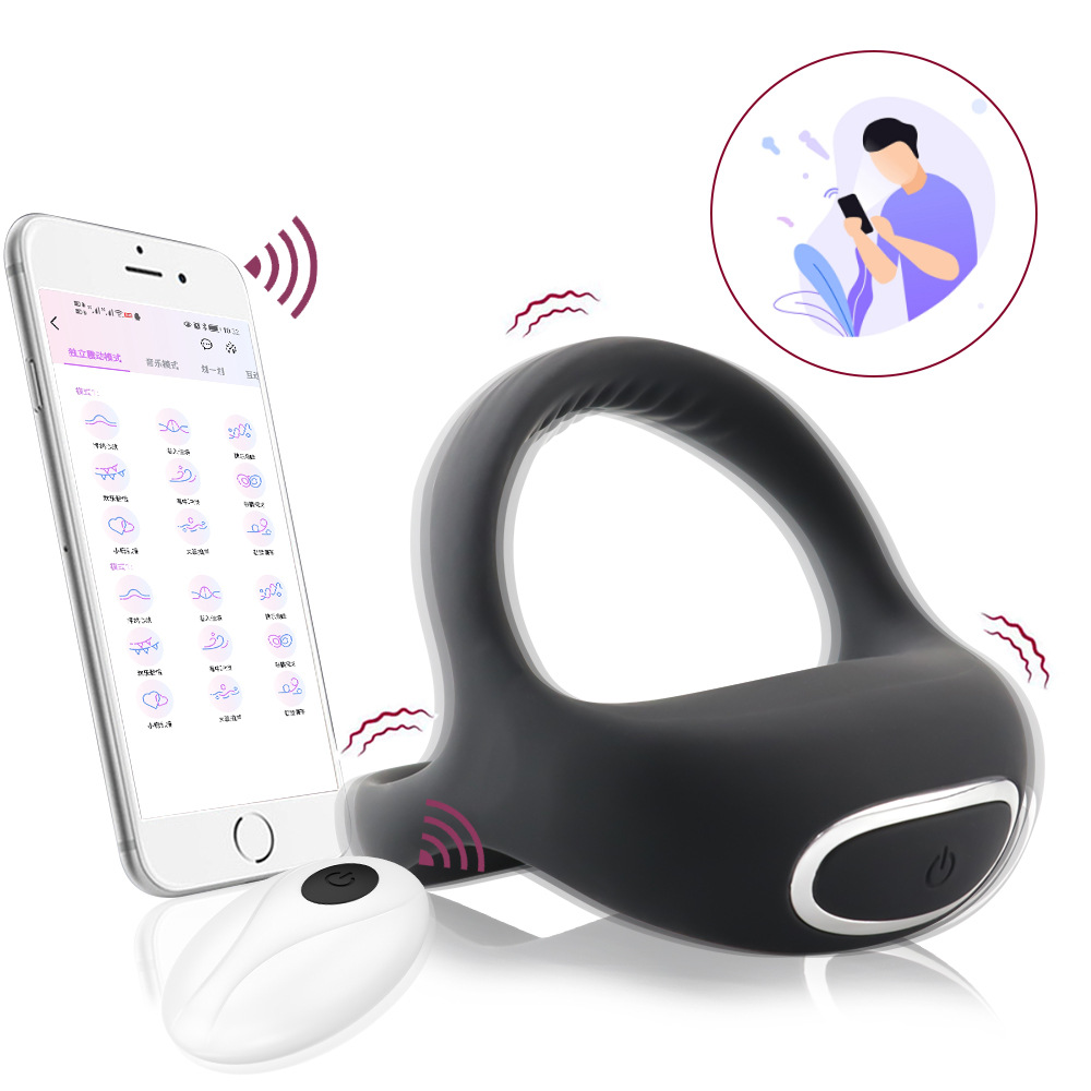 Vajra Circle App Remote Control Vibrating Penis Ring