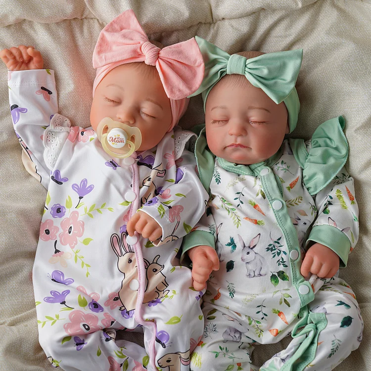Babeside Sleeping Reborn Baby Connie 20'' Little Infant Twins Best Gift for Kids