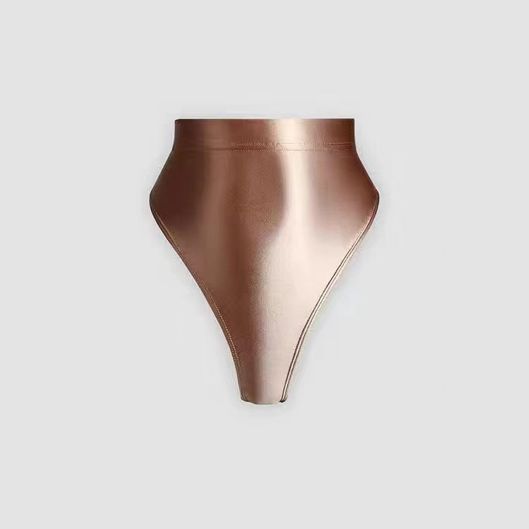 Silky Glossy Skinny Stretch Panties