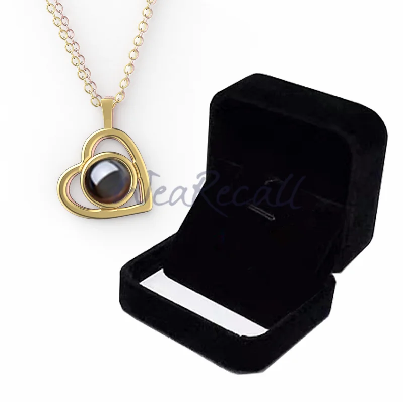 Hot Projector Picture Custom Personalized Heart Photo Keychain wetirmss