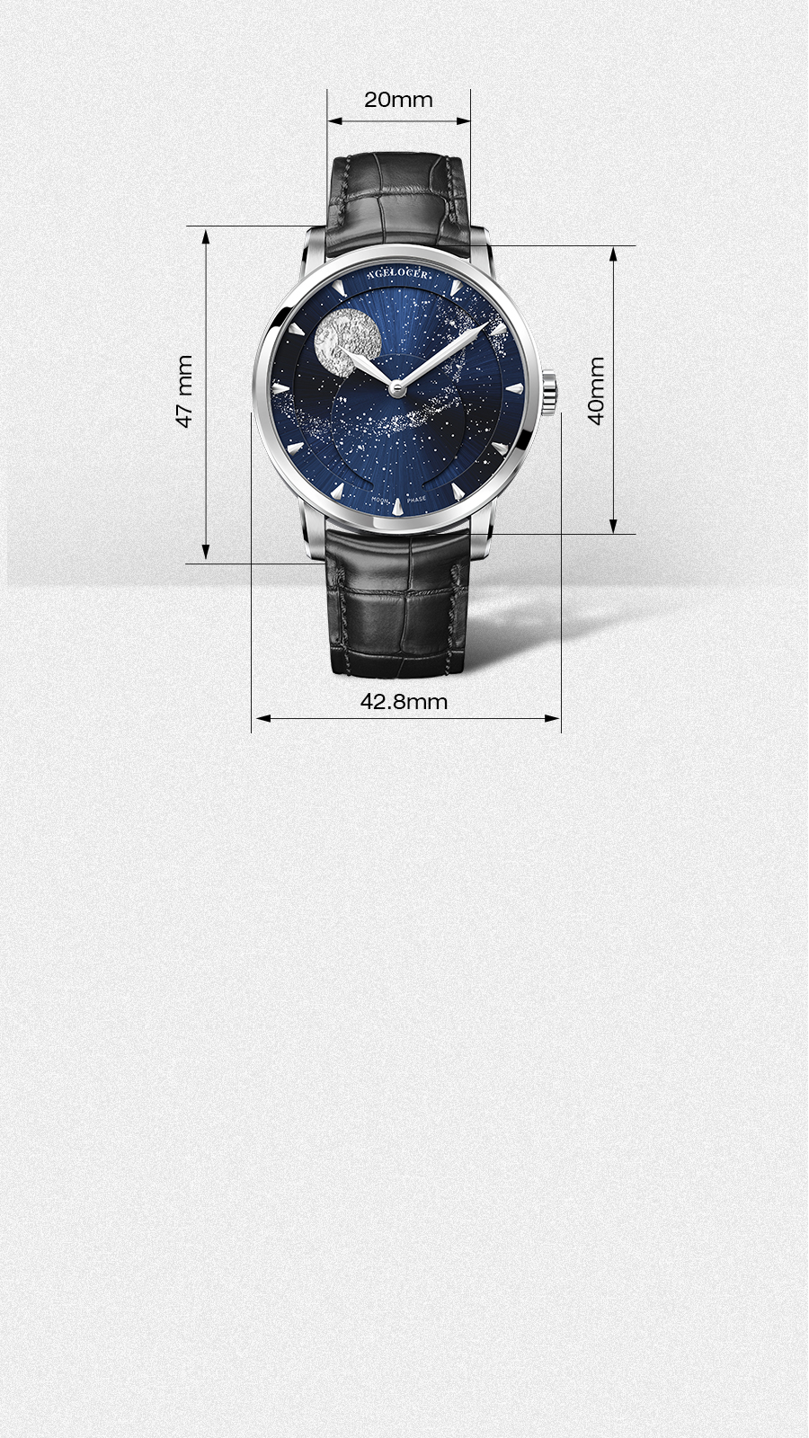 Agelocer Astronomer Male Series Automatic Mechanical Watches Agelocer Astronomer Male Series Automatic Mechanical Watches
