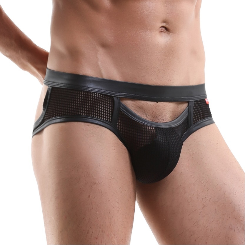 Men's Lingerie Sexy Low Waist Thong G String Gay Lingerie Penis Bag