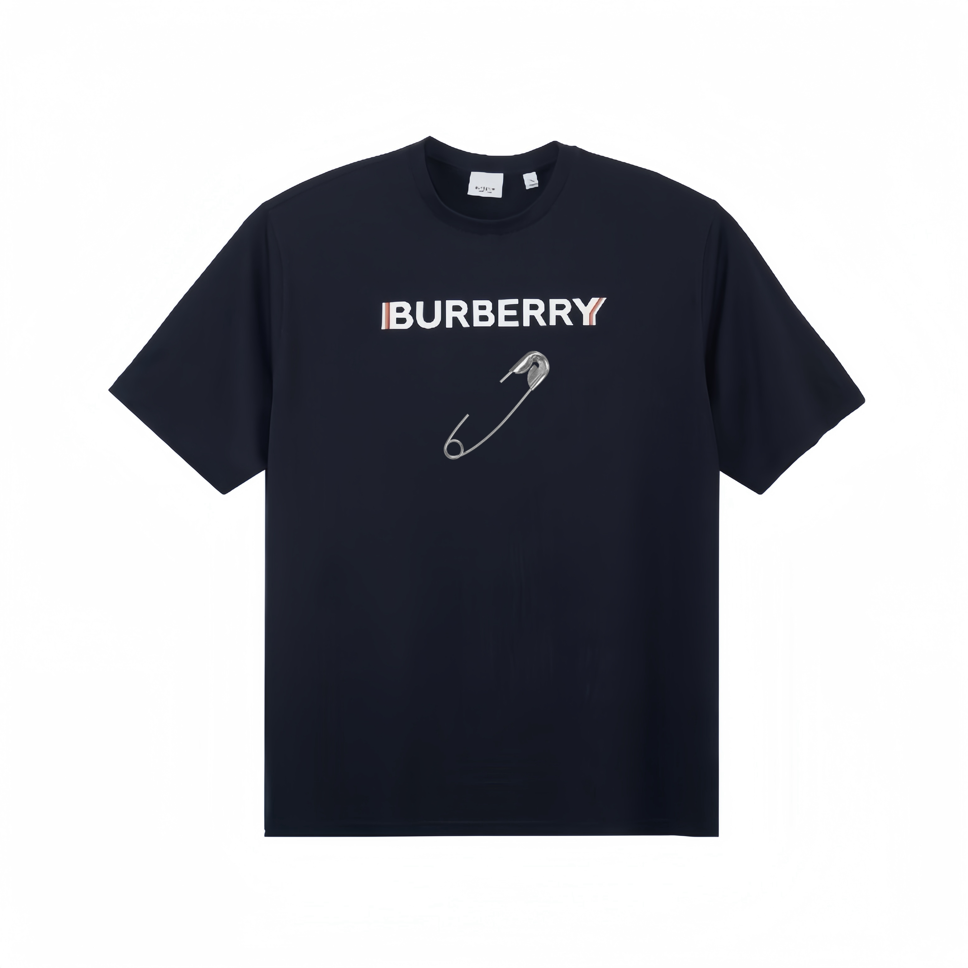 Burberry T-Shirts Unisex Navy Blue