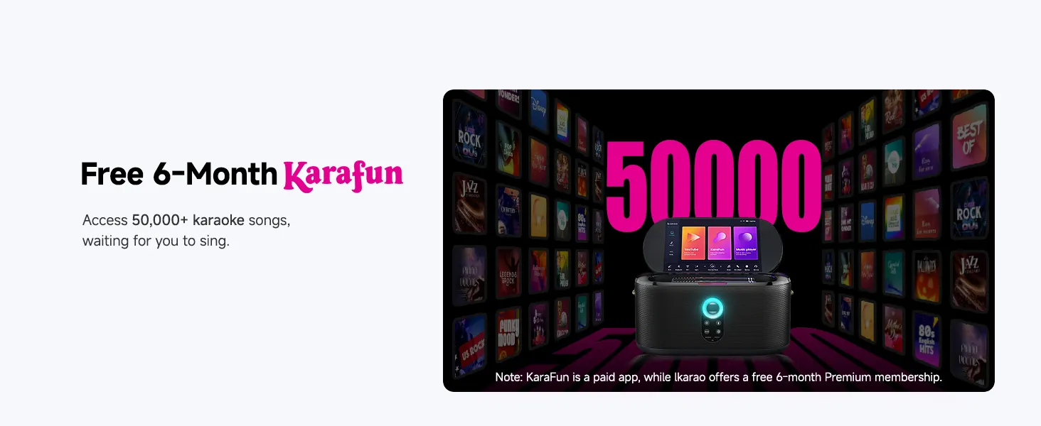 Ikarao Shell S1 Portable 300W Karaoke Machine