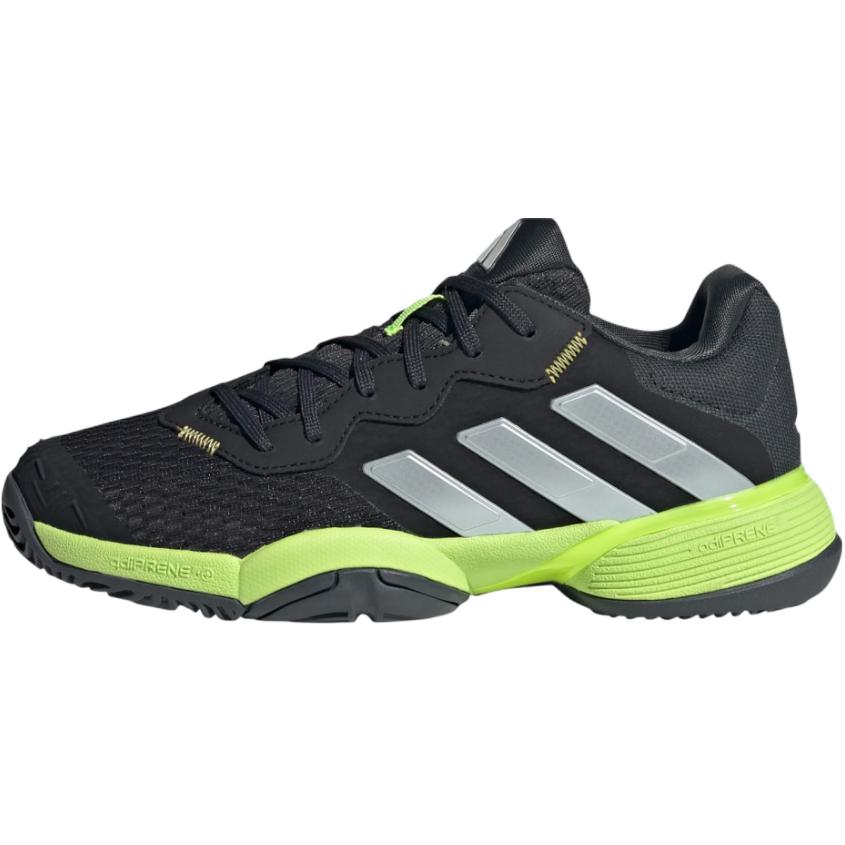 Adidas Barricade Low Top Kids' Training Shoes Core Black/Zero Metallic Silver Teenagers