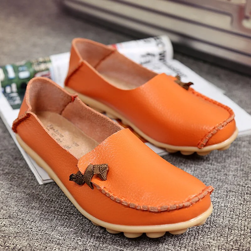 Flat Bottom Ladies Casual Mom Shoes Soft Loafers shopify stunahome.com
