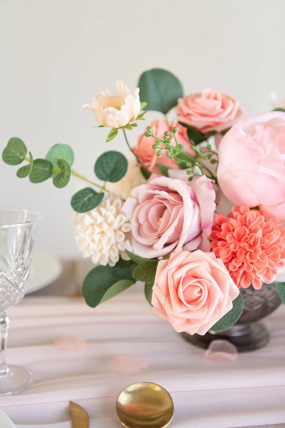 3" Foam Rose with Stem - 56 Colors