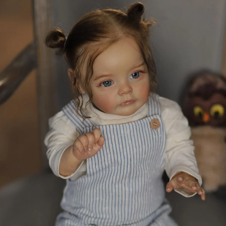 17 Nathalia Realistic Toddler Reborn Baby Girl, Reborn Collectible Baby  Doll Has Coos and Heartbeat