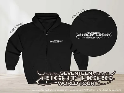 SEVENTEEN RIGHT HERE ジップアップフーディー L コヤン Seventeen Hoodie | Seventeen Tour Hoodie | Official Products