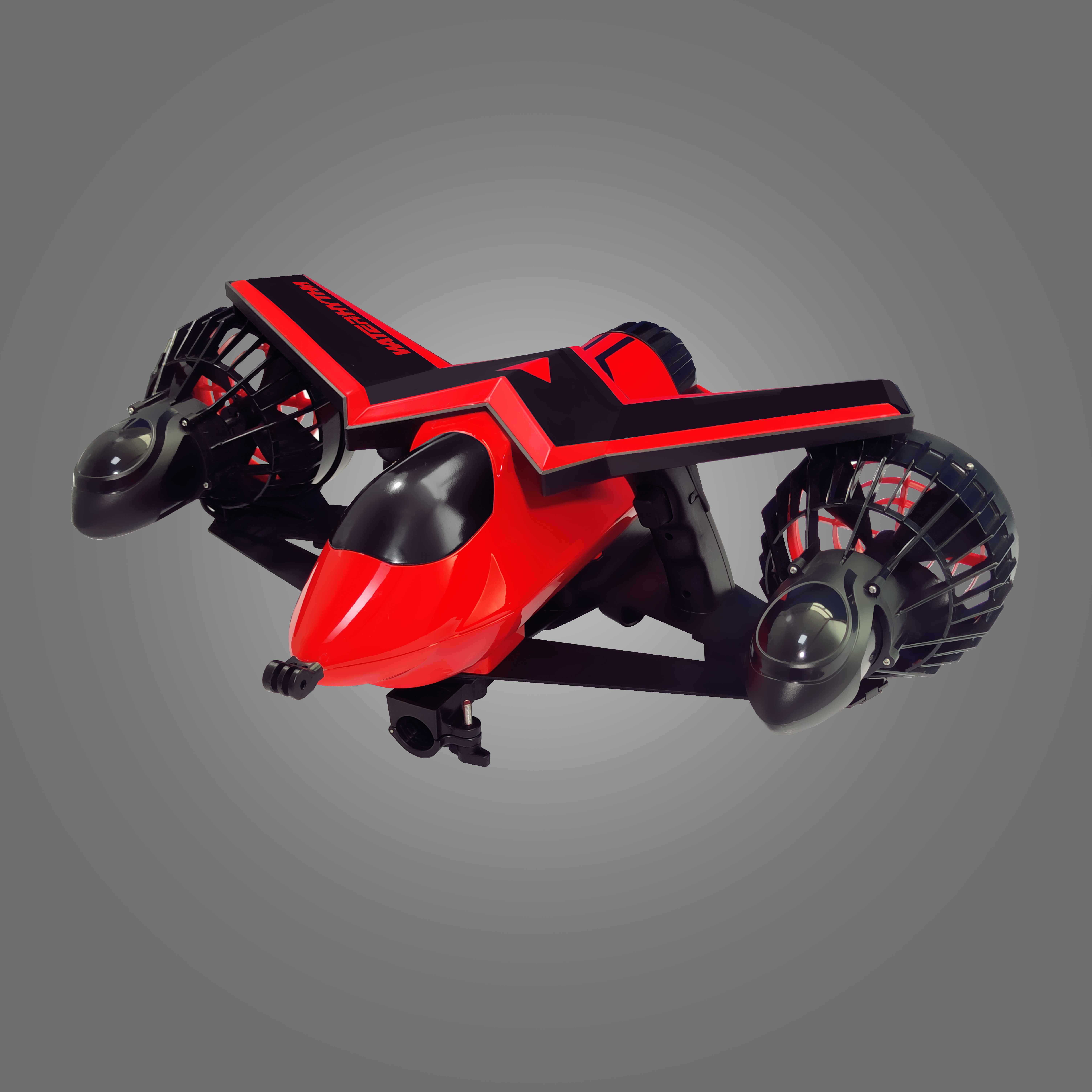 Underwater scooter F2 red top right front 45 degree display