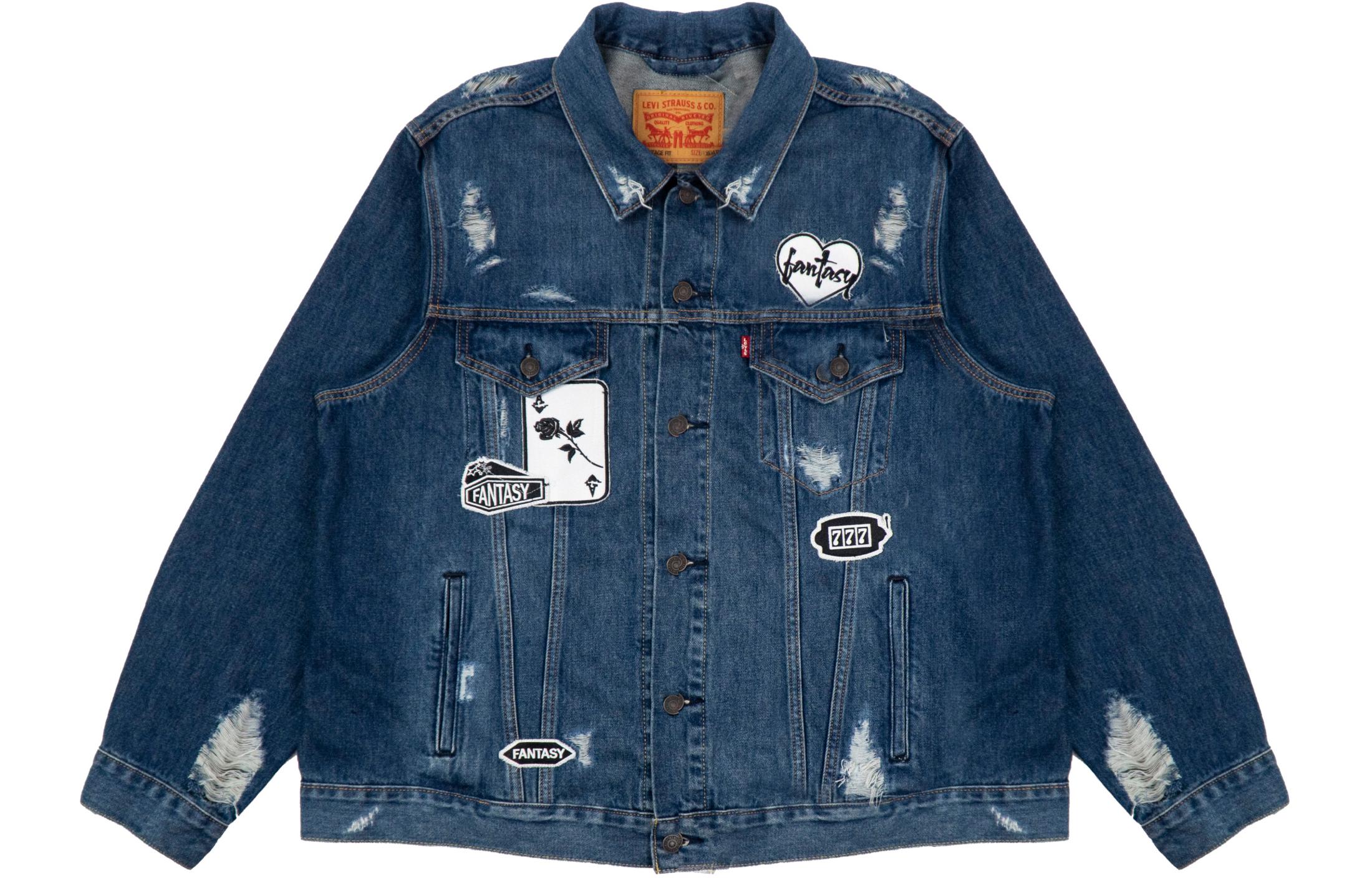 Levis Denim Jackets Unisex Blue