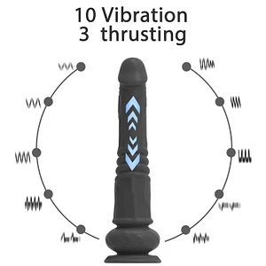 3-in-1 Heating Thrusting Vibrating Dildo