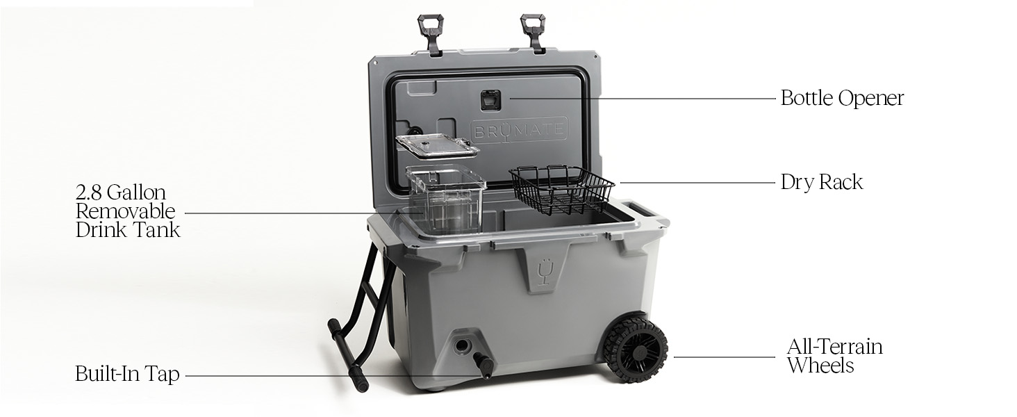 Brutank beverage cooler drink cooler dispenser
