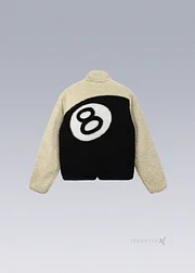 Stussy Fleece 8 Ball Sherpa Jacket