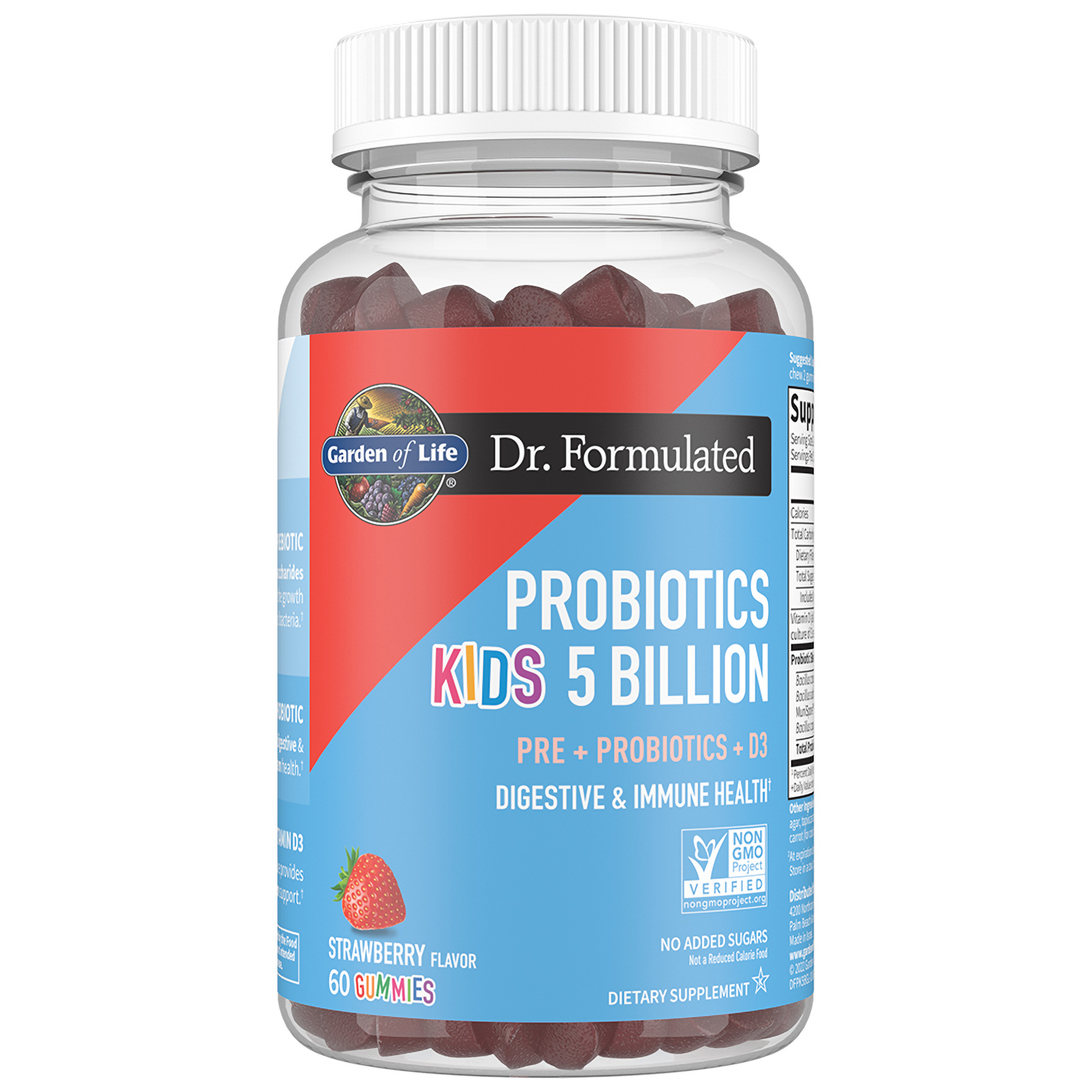 Dr. Formulated Probiotics Kids 5B Strawberry Gummy GARDEN OF LIFE