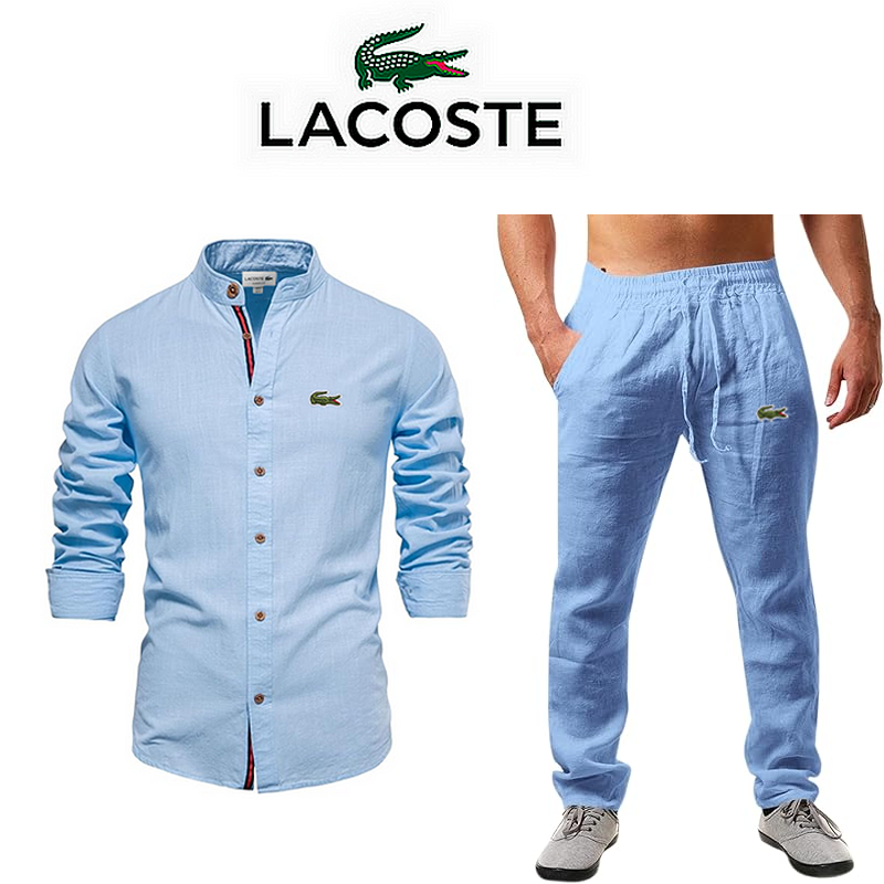 Lacoste® Férfi nyári lezser szett