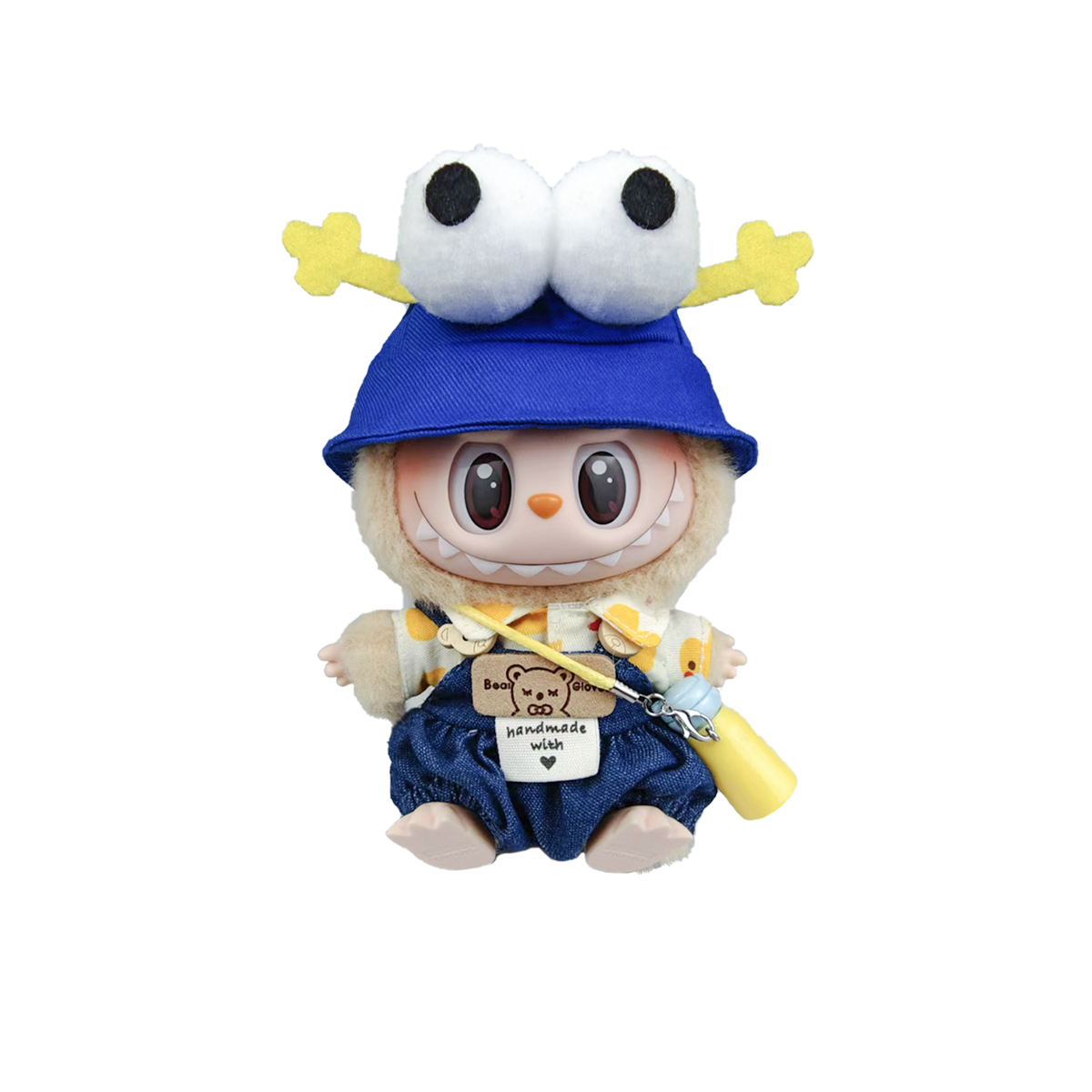 [Modified Doll] POP MART Labubu THE MONSTERS Sitting Party Collection Eyeing Confirmed, Pisces, Cute Hang Tag Box 15cm