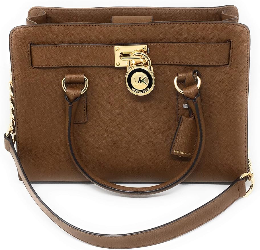 MICHAEL KORS Hamilton East West Saffiano Leather Satchel bag