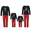 Family Parent-child Autumn Dinosaur Print Christmas Pajamas